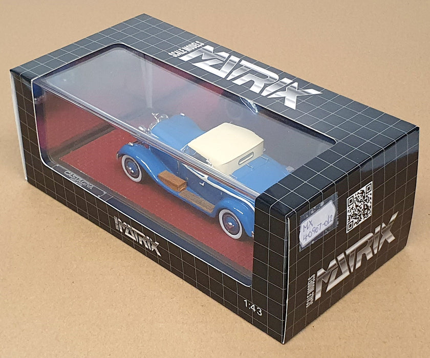 Matrix 1/43 Scale MX40907-012 - 1929 Isotta Fraschini 8A SS Castagna - Blue