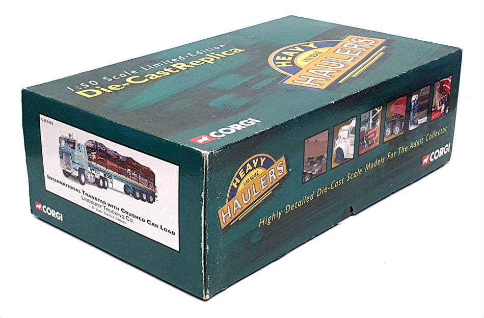 Corgi 1/50 Scale US51404 - International Transtar & Crushed Car Load - Lindquist