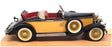 Top Marques 1/43 Scale GS8 - 1931-32 Rolls Royce Phantom II Open - Yellow/Black