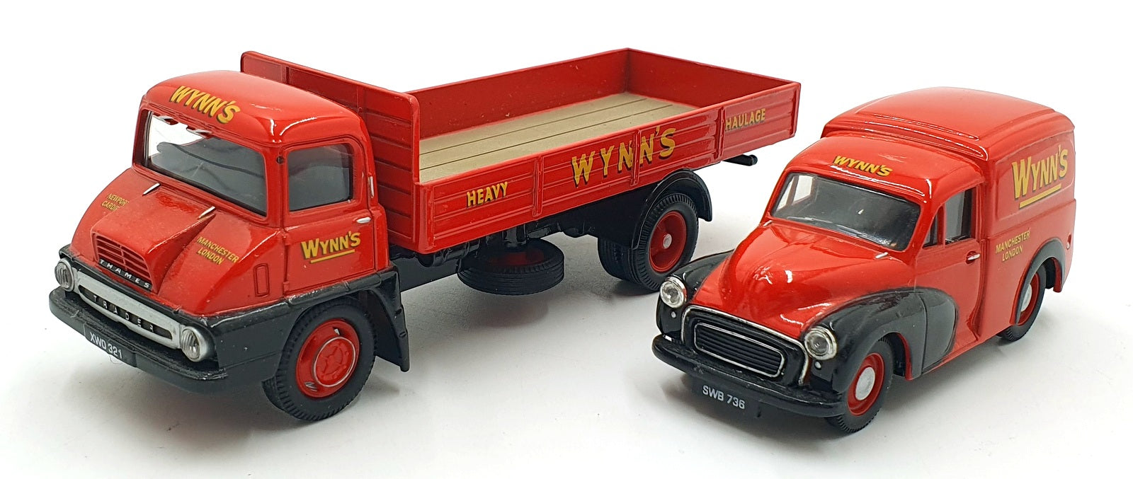 Corgi 1/43 Scale 31006 - Thames Trader Dropside Truck & Morris 1000 Van Set