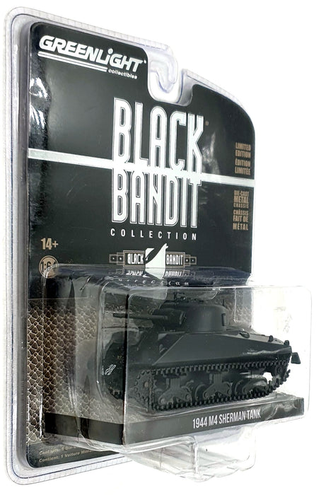 Greenlight 1/64 Scale 28090 - 1944 M4 Sherman Tank - Black