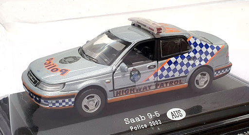 Altaya 1/43 Scale Diecast AP01S - 2002 Saab 95 Australia Police Car - Silver