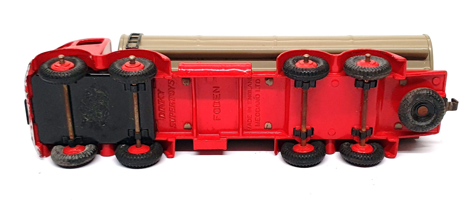 Dinky Supertoys 30526M - Foden 14 Ton Tanker Truck - Red/Fawn REPAINT