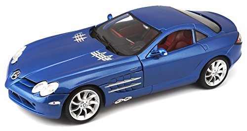 Maisto 1/18 Scale Diecast - 36653 Mercedes Benz SLR McLaren Metallic Blue