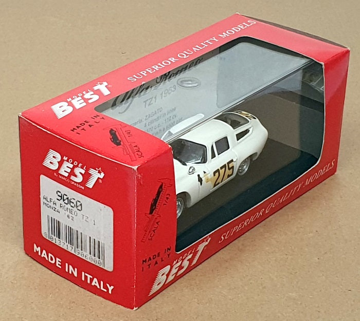 Best Model 1/43 Scale 9060 - Alfa Romeo TZ 1 #275 Monza 1963 - White