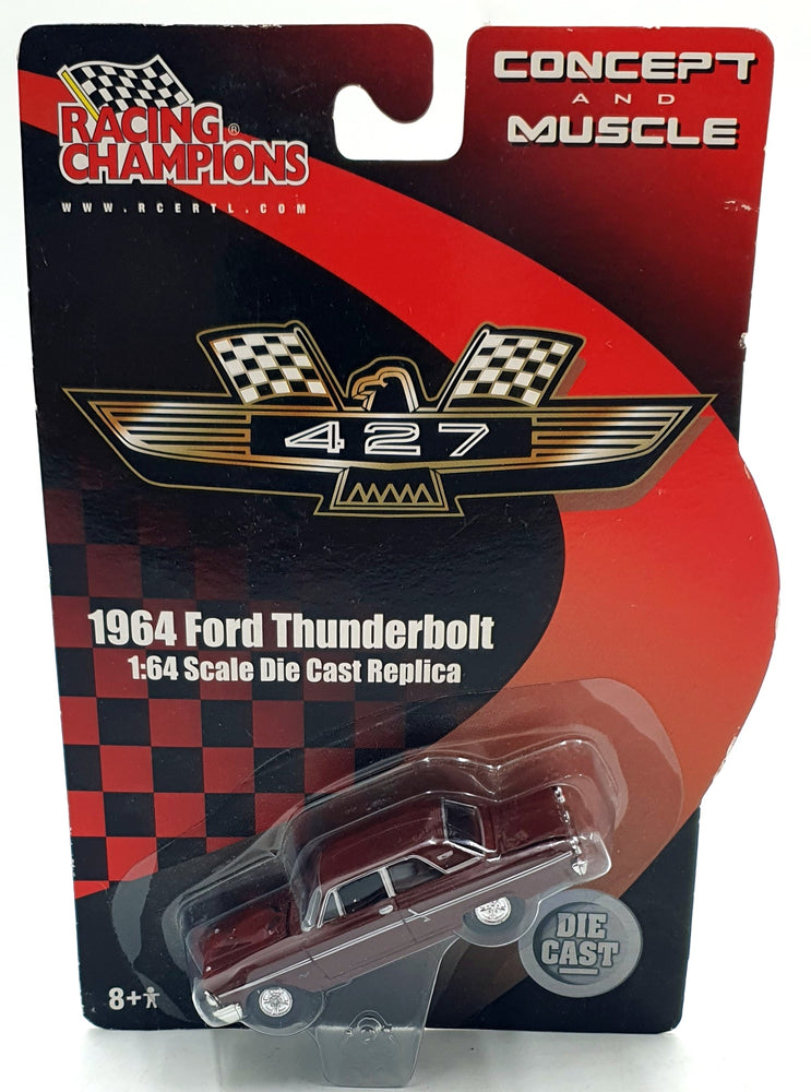 Racing Champions 1/64 Scale 76224 - 1964 Ford Thunderbolt - Maroon