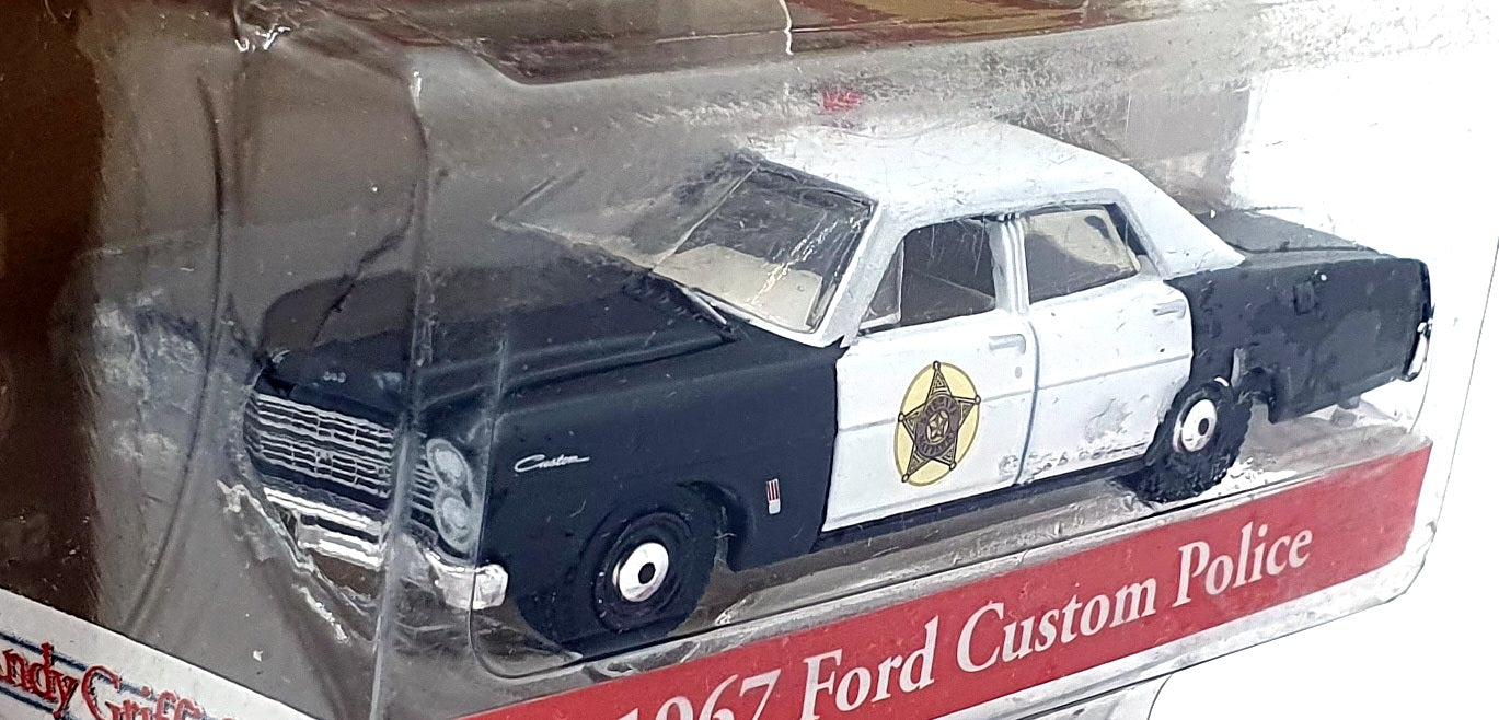 Greenlight 1/64 Scale 44760-B - 1967 Ford Custom Police Car 