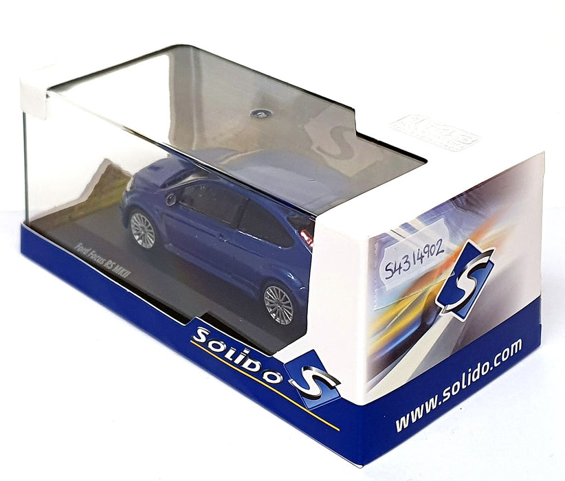 Solido 1/43 Scale S4314902 - Ford Focus RS Mk2 - Indianapolis Blue