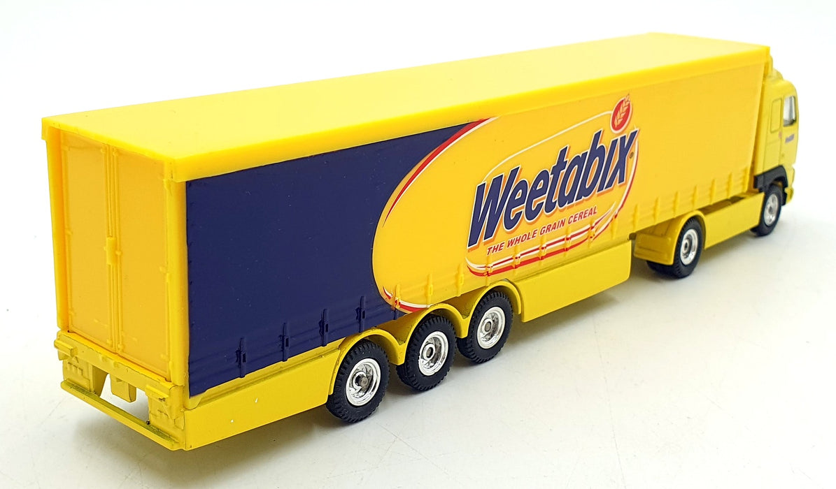 Corgi 1/64 Scale Diecast TY86728 - Volvo Curtainside Weetabix - Yellow/Blue