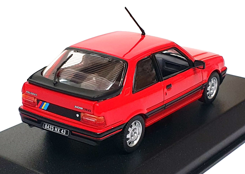 Norev 1/43 Scale 473911 - 1987 Peugeot 309 GTi - Vallelunga Red With Deco PTS