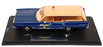 Goldvarg 1/43 Scale GC-094 - 1970 Ford Galaxie Nassau Police Car - Dk. Blue/Pink