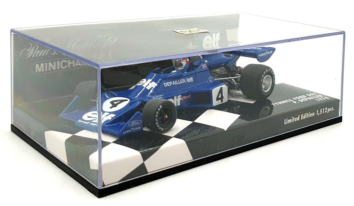 Minichamps 1/43 Scale 400 740004 - F1 Tyrrell Ford 007 #4 1974 - Depailler
