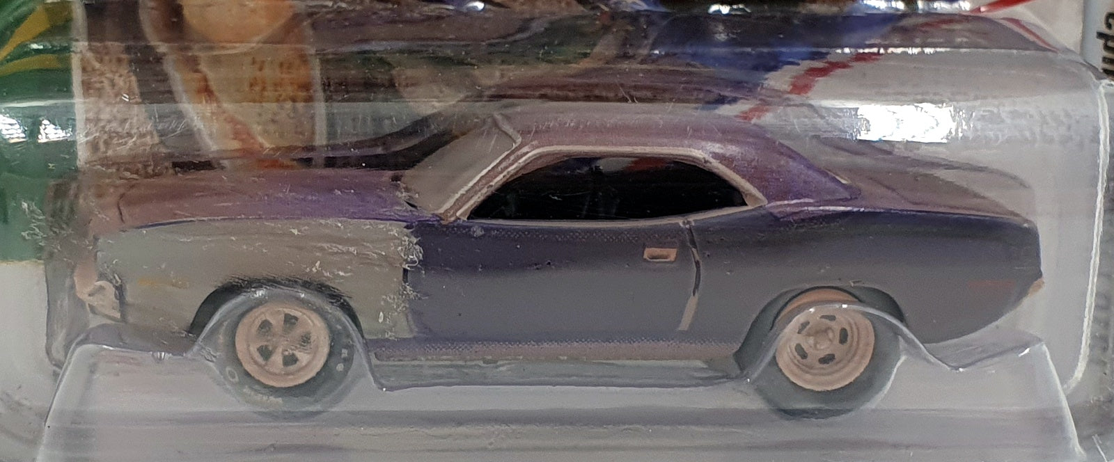 Johnny Lighting 1/64 Scale JLMC020 - 1970 Plymouth Cuda - Purple