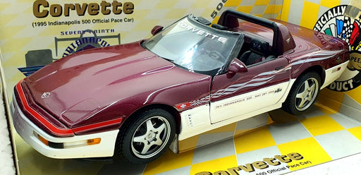 Maisto 1/18 31825 -1995 Chevrolet Corvette Indianapolis Pace Car - Purple/White