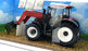 Burago 1/32 Scale Diecast 18-44082 - Valtra N174 Tractor with Grabber - Maroon