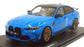 Solido 1/18 Scale Diecast S1814303 2024 BMW M3 Performance Parts - Blue