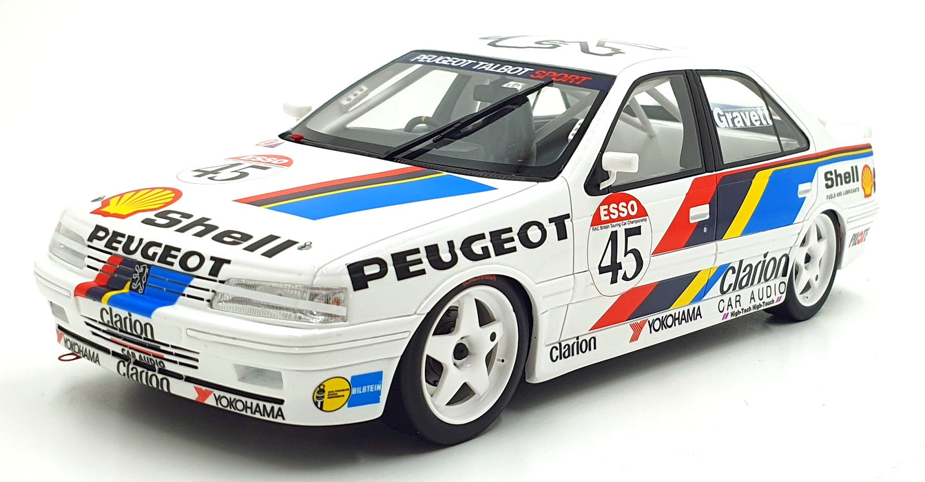 Otto 1/18 Scale Resin OT1141 - Peugeot 405 M16 BTCC Rally #45