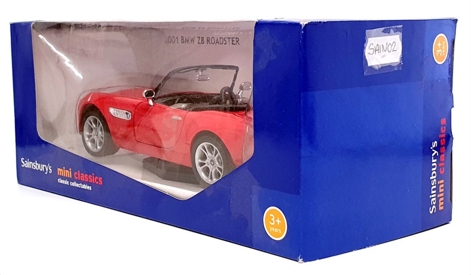 Motor Max 1/24 Scale Diecast SAIN02 - 2001 BMW Z8 Roadster - Red