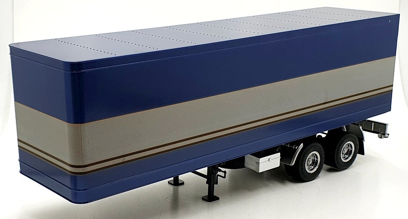 KK Scale Road Kings 1/18 Scale RK180164 - Semi Automatic Truck Trailer Blue
