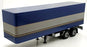 KK Scale Road Kings 1/18 Scale RK180164 - Semi Automatic Truck Trailer Blue