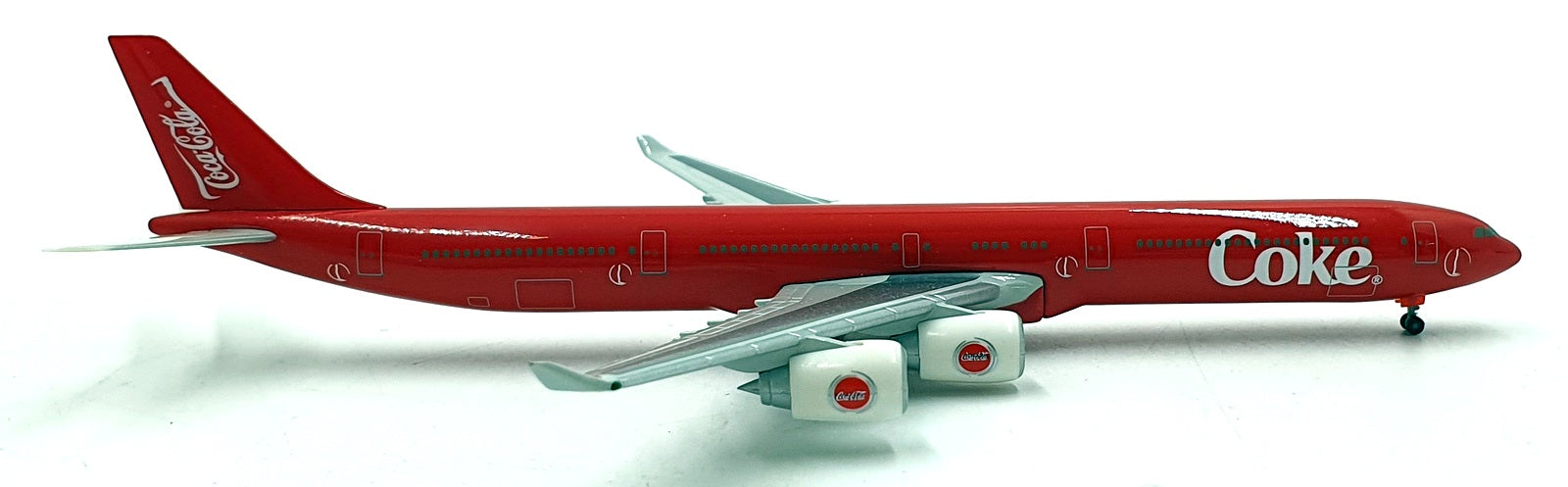 Lemke 1/500 Scale 0454 - Airbus A340-600 Aircraft - Coca-Cola
