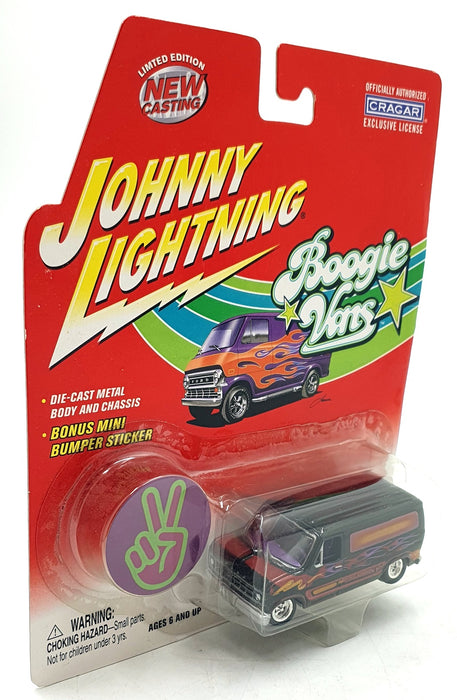 Johnny Lightning 1/64 360-01 Boogie Vans 1977 Ford Econoline 150 - Black