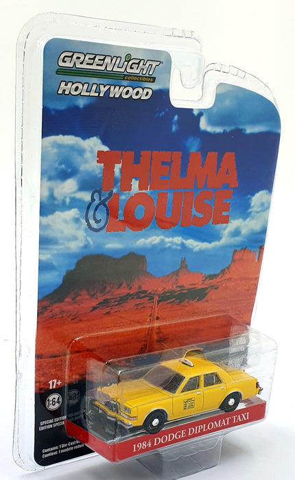 Greenlight 1/64 Scale 44945-F - 1984 Dodge Diplomat Taxi - Yellow