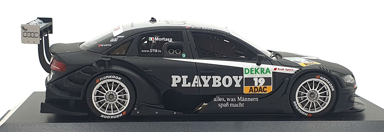 Audi Dealer Model 1/43 Scale 502.11.002.73 Playboy Audi A4 DTM #19 2011 Mortara
