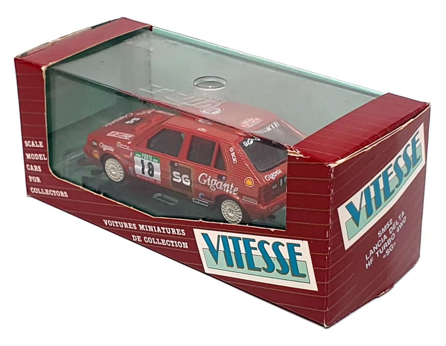 Vitesse 1/43 Scale SM52 - Lancia Delta HF Turbo 4WD #18 Portugal Rally 1988