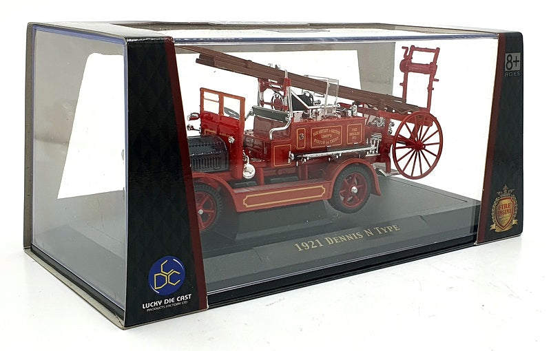 Signature 1/43 Scale Diecast Model SIG43008 1921 Dennis N Type - Red