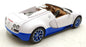 Rastar 1/18 Scale Diecast 43900 Bugatti Veyron 16.4 Gran Sport White/Blue