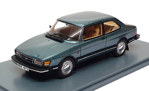 Neo 1/43 Scale Resin 43671 - Saab 90 - Met. Green