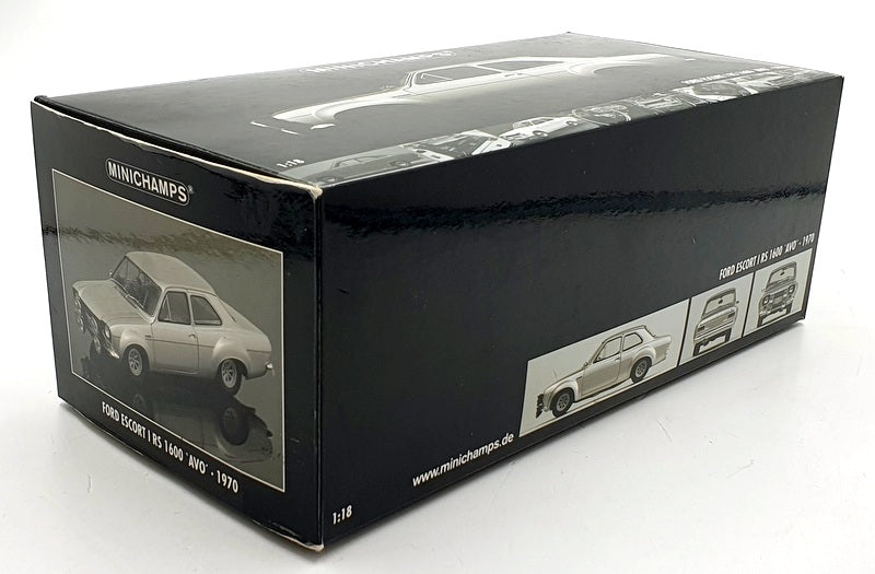 Minichamps 1/18 Scale 180 688100 - 1970 Ford Escort I RS 1600 AVO - Silver