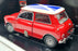 Solido 1/18 Scale Diecast 8022-1 - Mini Cooper S 1964 - Red/White Scottish Flag