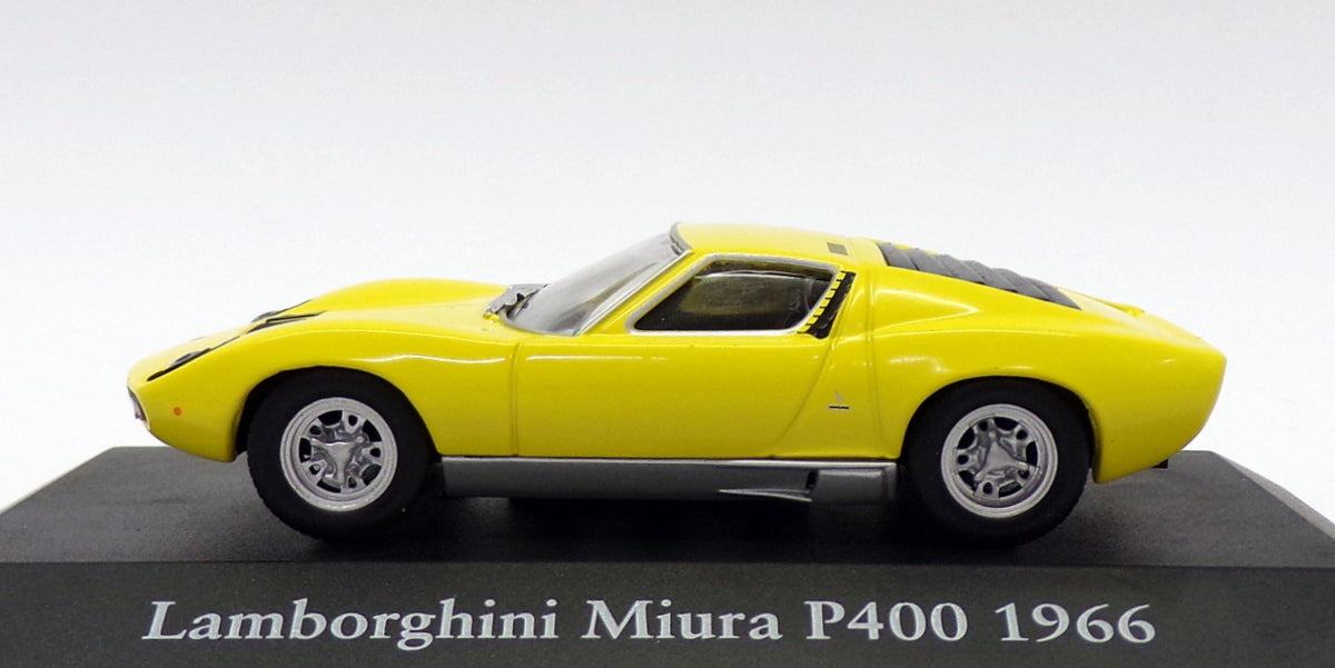 Atlas Editions 1/43 Scale 2 891 007 - 1966 Lamborghini Miura P400 - Yellow