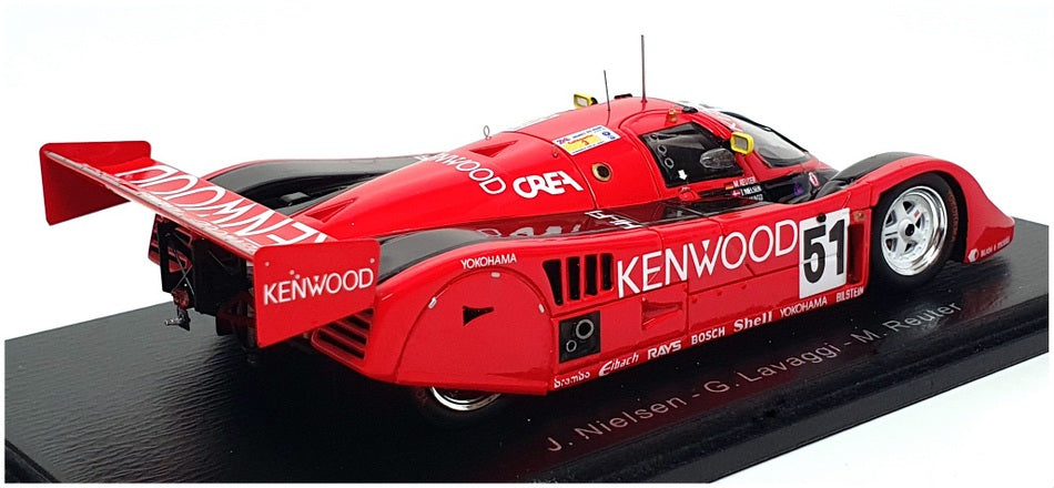 Spark Model 1/43 Scale S9891 - Porsche 962 CK 6 7th 24h Le Mans 1992 - Red/Black
