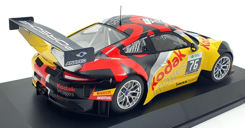 Minichamps 1/18 Scale 155 166176 Porsche 911 GT3 R IMSA Kodak #76 2016