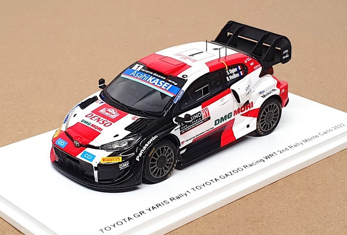 Spark 1/43 Scale S6690 - Toyota GR Yaris #1 2nd Monte Carlo Rally 2022