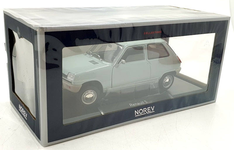 Norev 1/18 Scale Diecast 185380 - Renault 5 1972 - Clear Blue