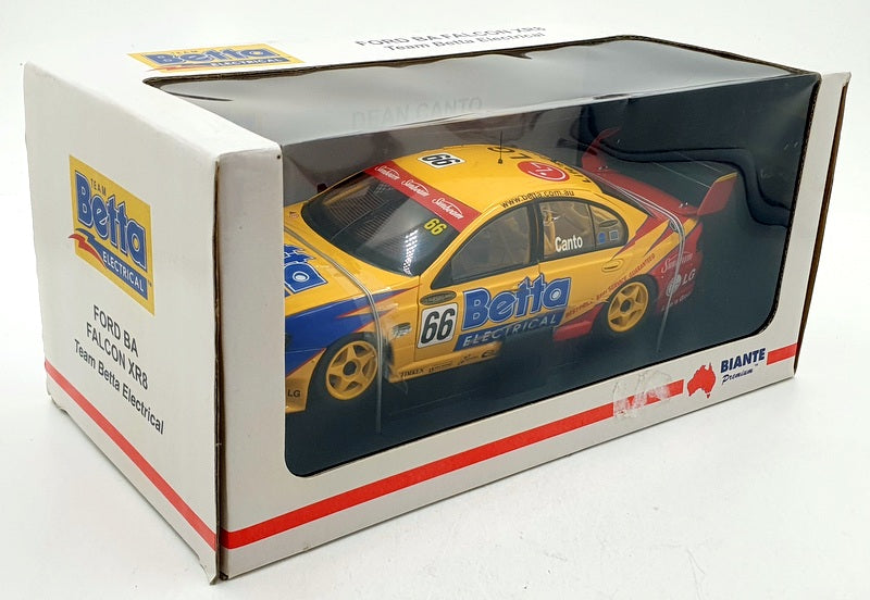 Biante 1/18 Scale B180702F Ford BA Falcon XR8 Betta Electrical #66 Canto 2003