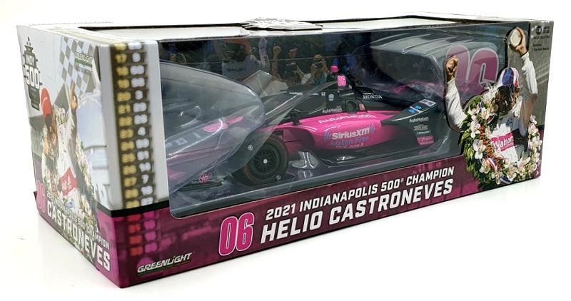 Greenlight 1/18 Scale Diecast 11133 - 2021 Indy 500 #6 Helio Castroneves