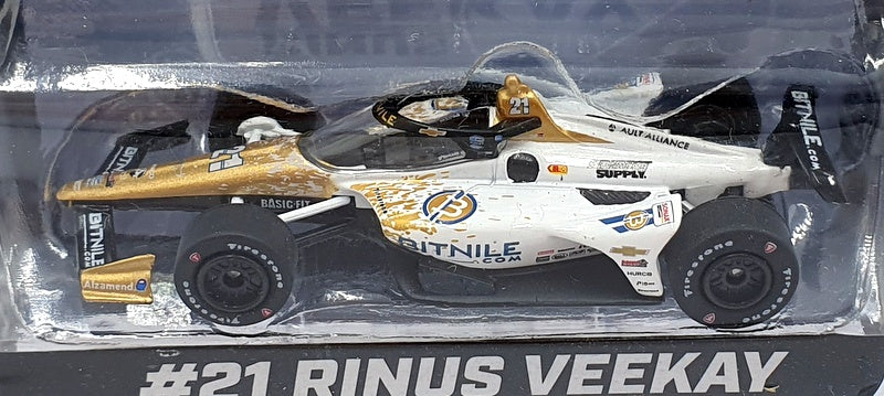 Greenlight 1/64 Scale 11572 NTT Indycar Series #21 R. Veekay - White/Blue