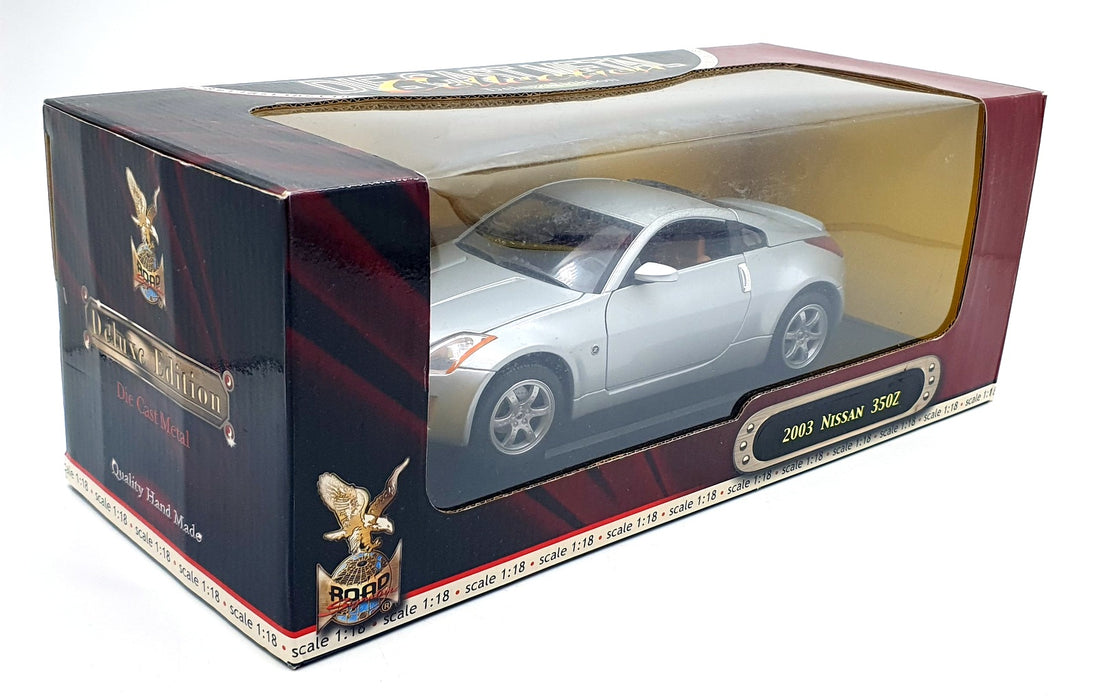 Road Signature 1/18 Scale Diecast 92538 - 2003 Nissan 350Z - Silver