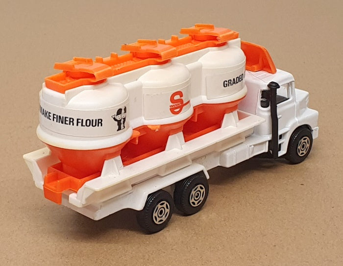 Corgi 14.5cm Long Diecast 1151 - Scania LT145 Flour Truck - White/Orange