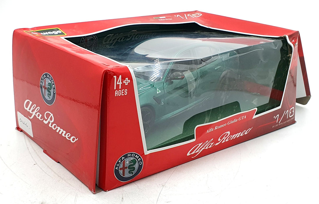 Burago 1/18 Scale 18-11049 - Alfa Romeo Giulia GTA - Green