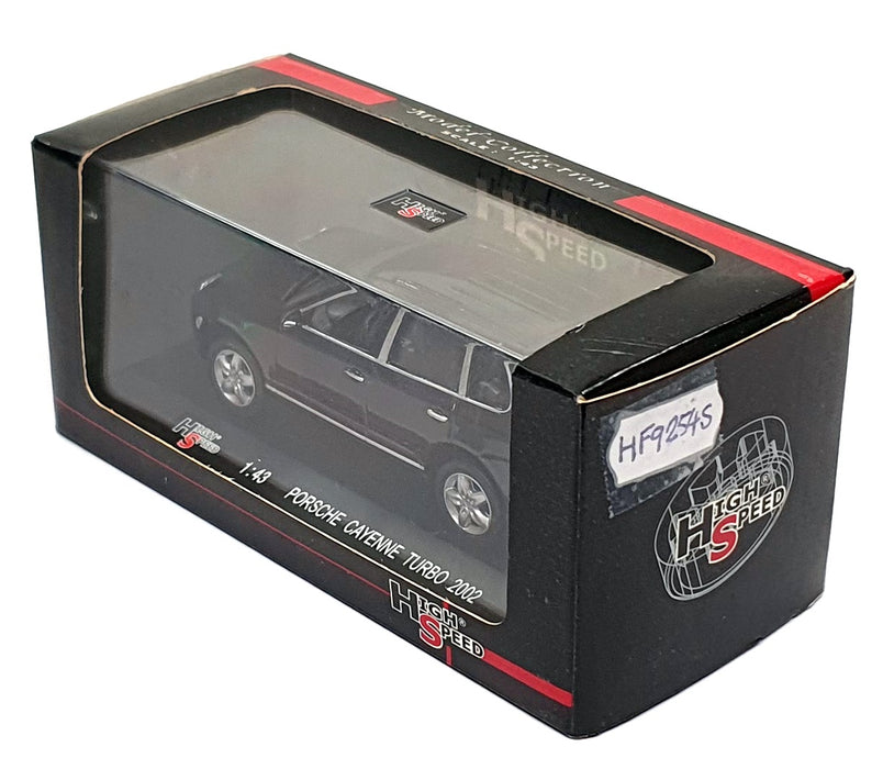 High Speed 1/43 Scale HF9254S - Porsche Cayenne Turbo 2002 - Black