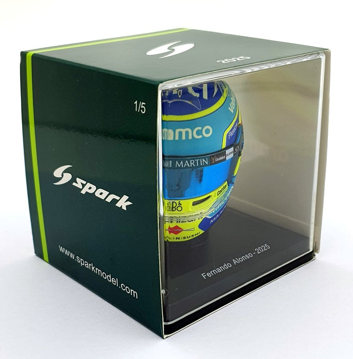 Spark 1/5 Scale 5HF192 - F1 Helmet F. Alonso Aramco 2025