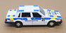 Corgi 13cm Long Diecast C435/2 - Volvo 760 Turbo Racer #21 - White/Blue/Yellow