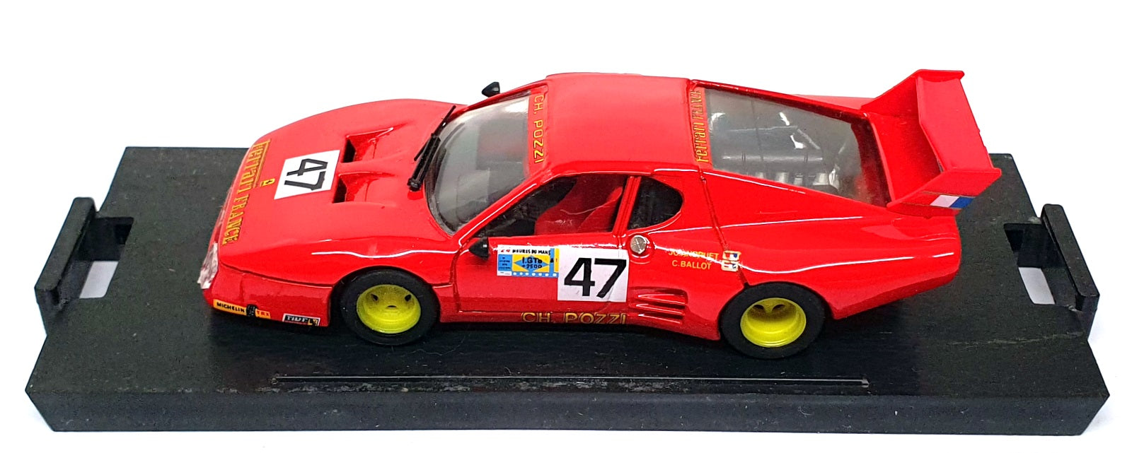 Brumm 1/43 Scale Diecast R213 - Ferrari 512 BB #47 Le Mans 1981 - Red