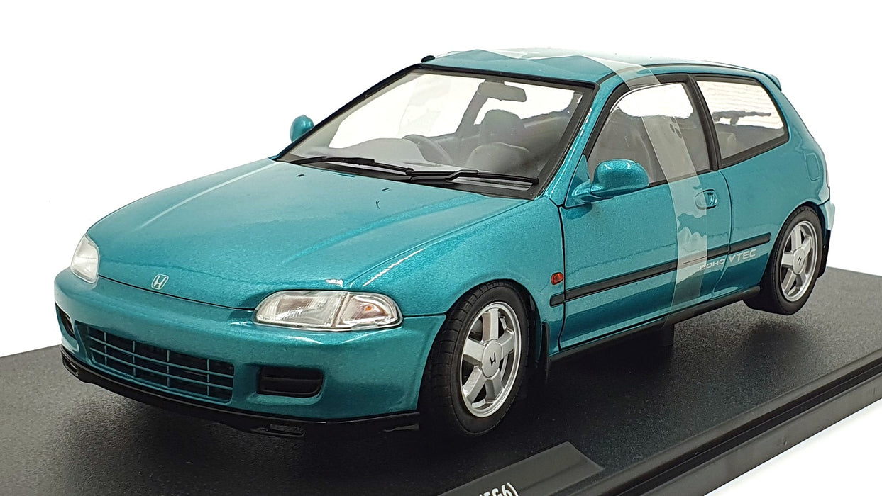 Solido 1/18 Scale Diecast S1810405 - 1991 Honda Civic (EG6) Aztec - Met. Green